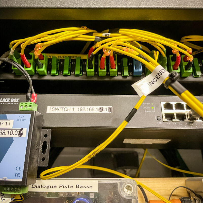 Mise en réseau de plusieurs SSI sur fibre optique dédiée Kauder KSI